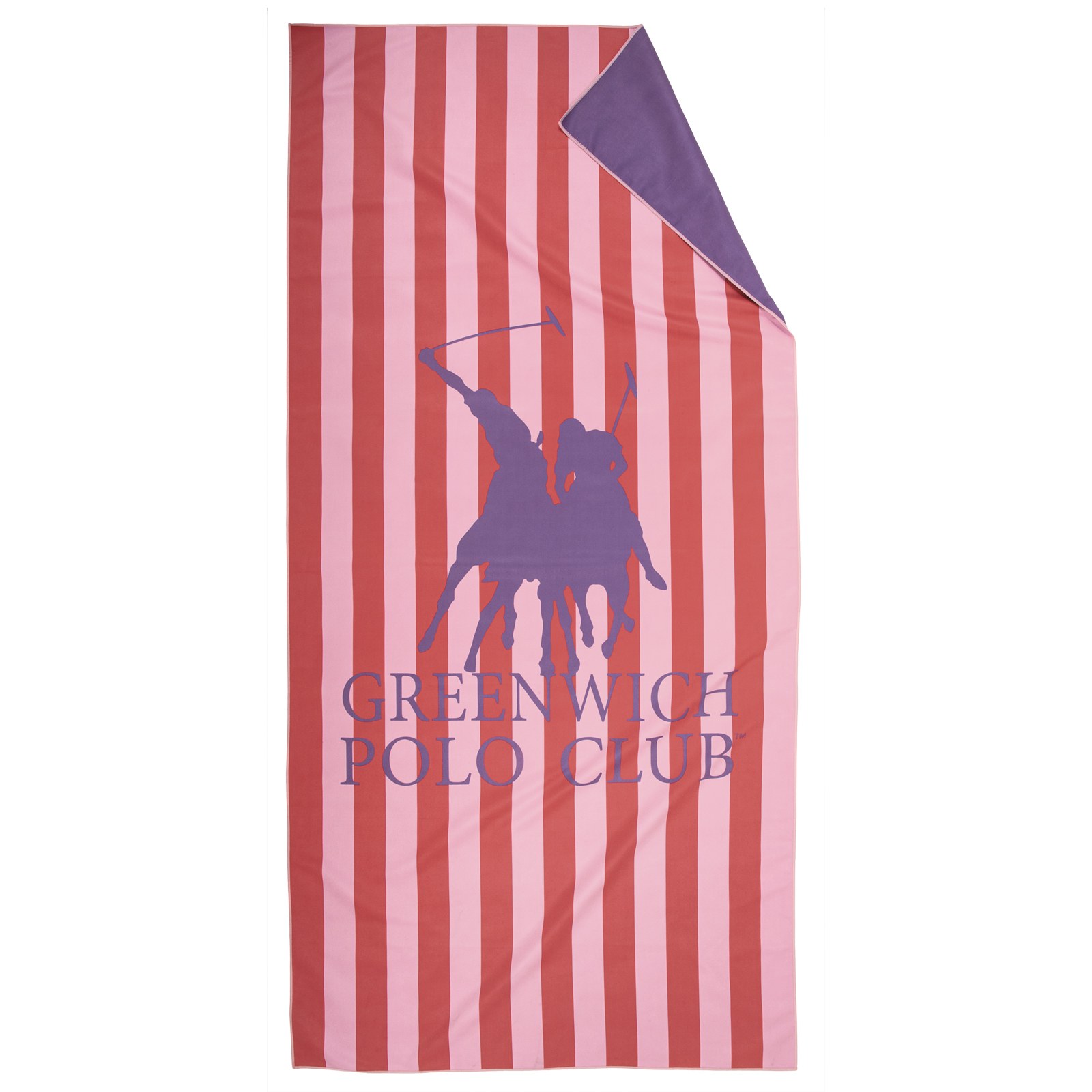Πετσέτα Θαλάσσης Greenwich Polo Club 5216 Pink-Red 80x170