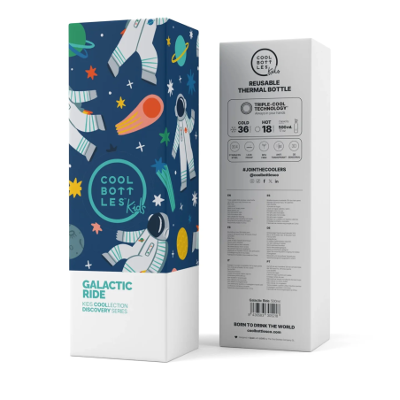 Ανοξείδωτο Μπουκάλι Cool Bottles Galactic Ride 500ml CB305218