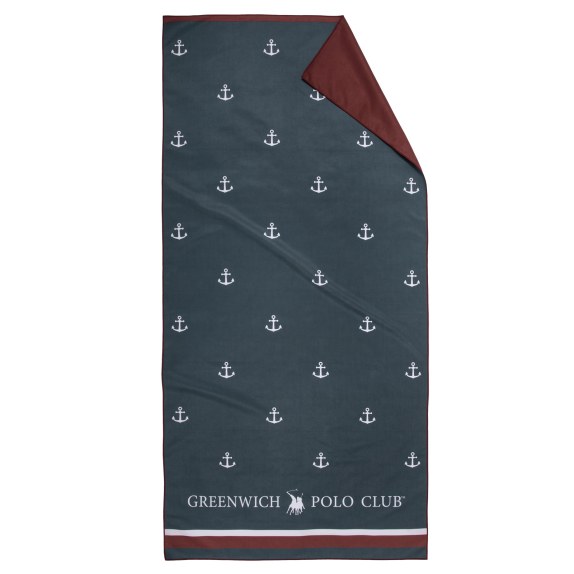 Πετσέτα Θαλάσσης Greenwich Polo Club 5224 Blue 80x170