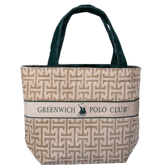 Τσάντα Θαλάσσης Greenwich Polo Club 5229 Taupe-Green 55x40