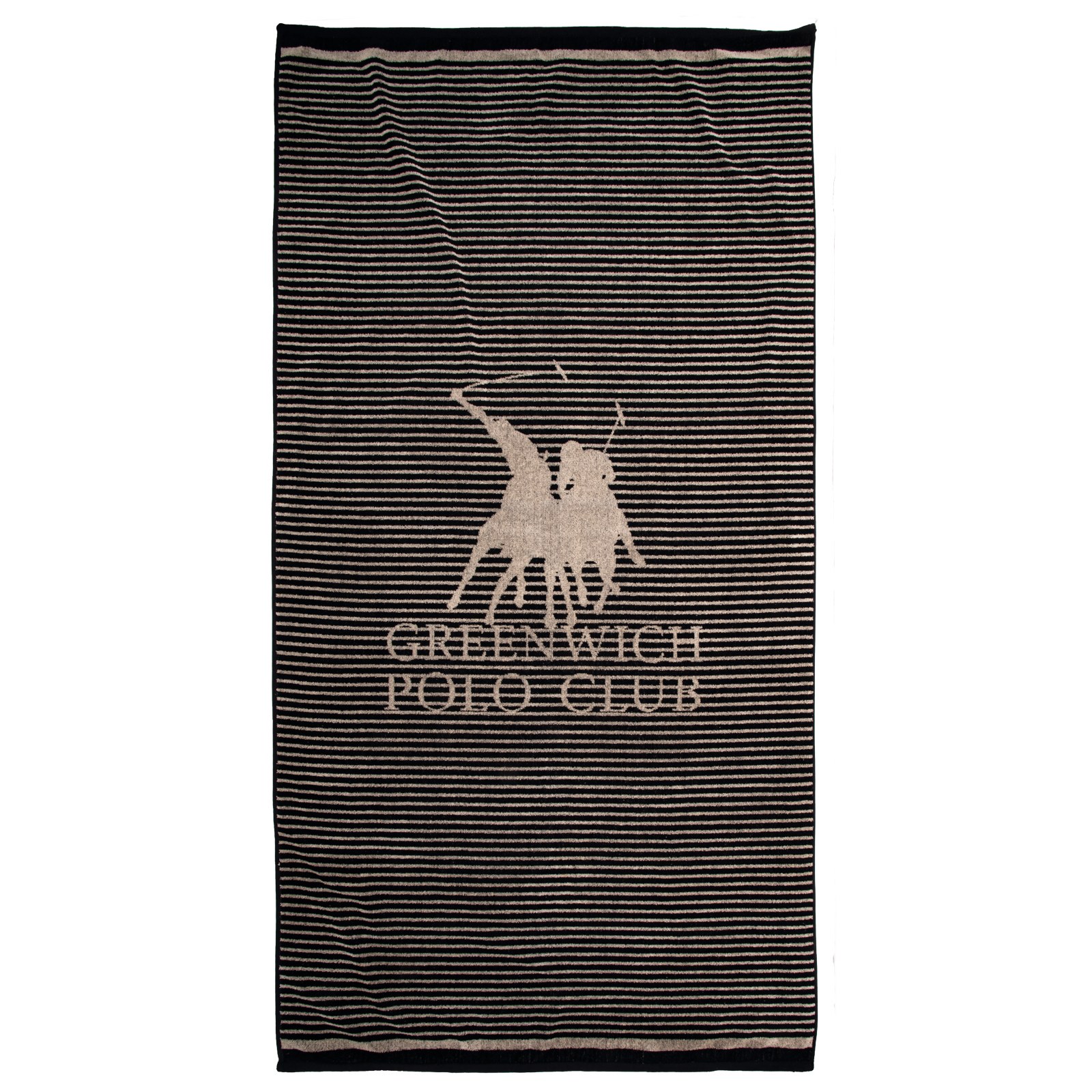 Πετσέτα Θαλάσσης Greenwich Polo Club 5235 Black 90x180