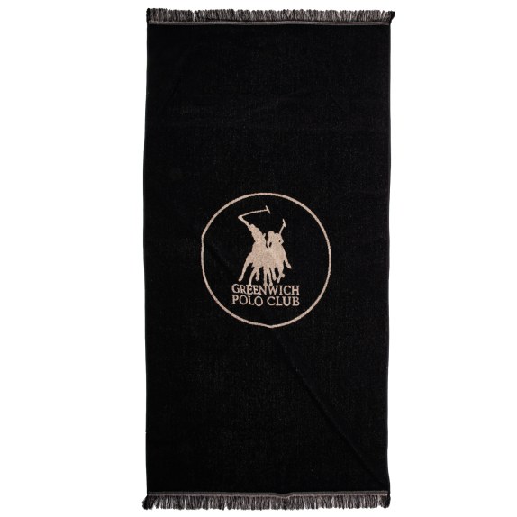 Πετσέτα Θαλάσσης Greenwich Polo Club 5239 Black 90x180