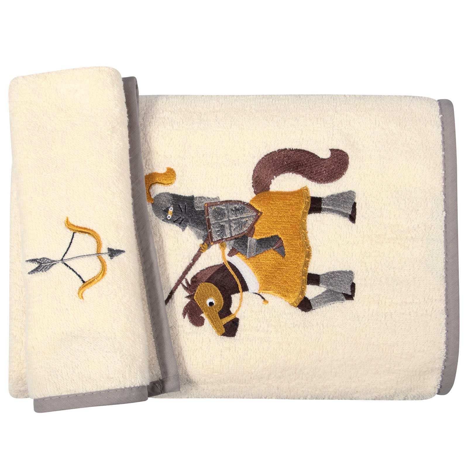 Σετ Βρεφικές Πετσέτες 2 Τεμαχίων Greenwich Polo Club 8861 Beige-Yellow 30x50,70x130