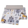 Σετ Σεντόνια Κούνιας 3 Τεμαχίων Greenwich Polo Club 8861 Cream-Grey 130x170