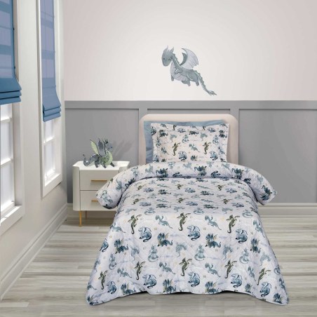 Παιδικό Κουβερλί Μονό Greenwich Polo Club 8863 Beige-Blue 160x240