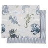 Σετ Σεντόνια Λίκνου 2 Τεμαχίων Greenwich Polo Club 8863 Beige-Blue 70x120