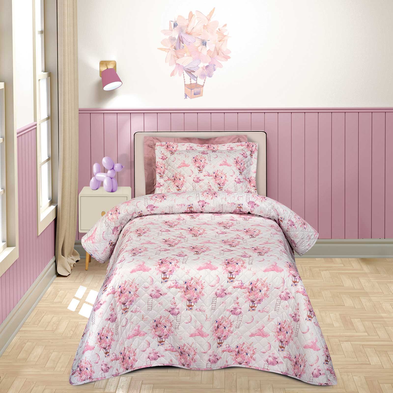 Παιδικό Κουβερλί Μονό Greenwich Polo Club 8864 Pink 160