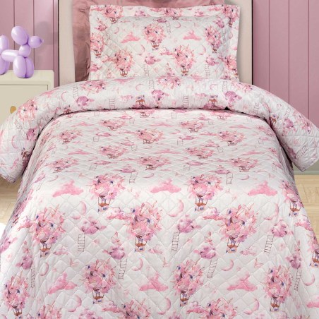 Παιδικό Κουβερλί Μονό Greenwich Polo Club 8864 Pink 160x240