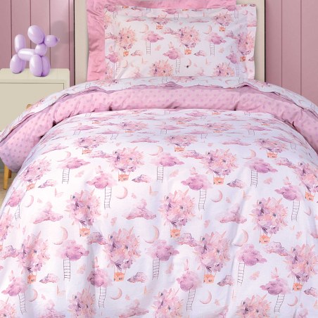Σετ Σεντόνια Μονά 3 Τεμαχίων Greenwich Polo Club 8864 Pink 170x260
