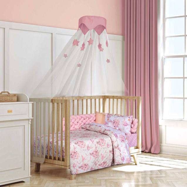 Κουβερλί Κούνιας Greenwich Polo Club 8864 Pink...