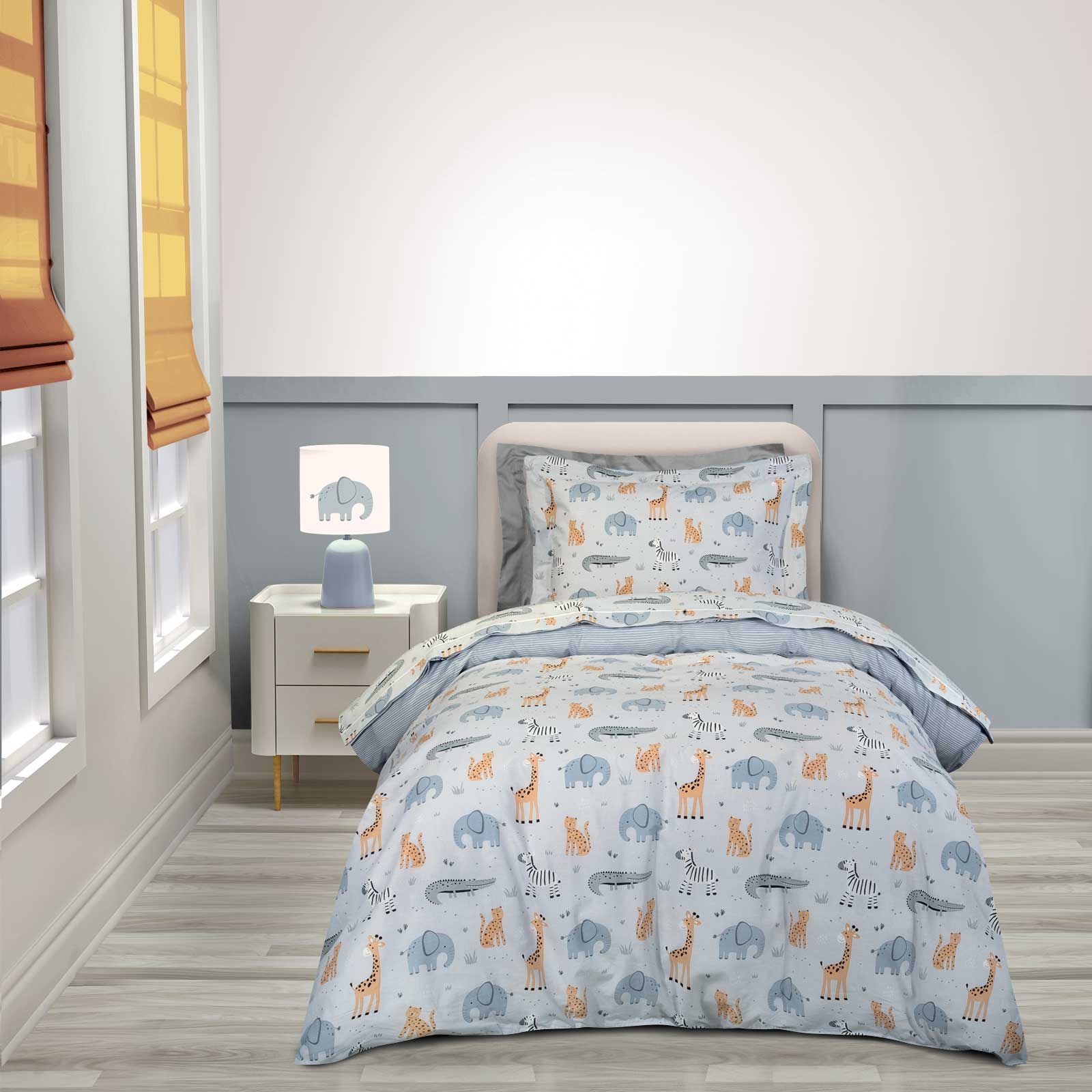 Σετ Σεντόνια Μονά 3 Τεμαχίων Greenwich Polo Club 8867 Green-Grey 170x260