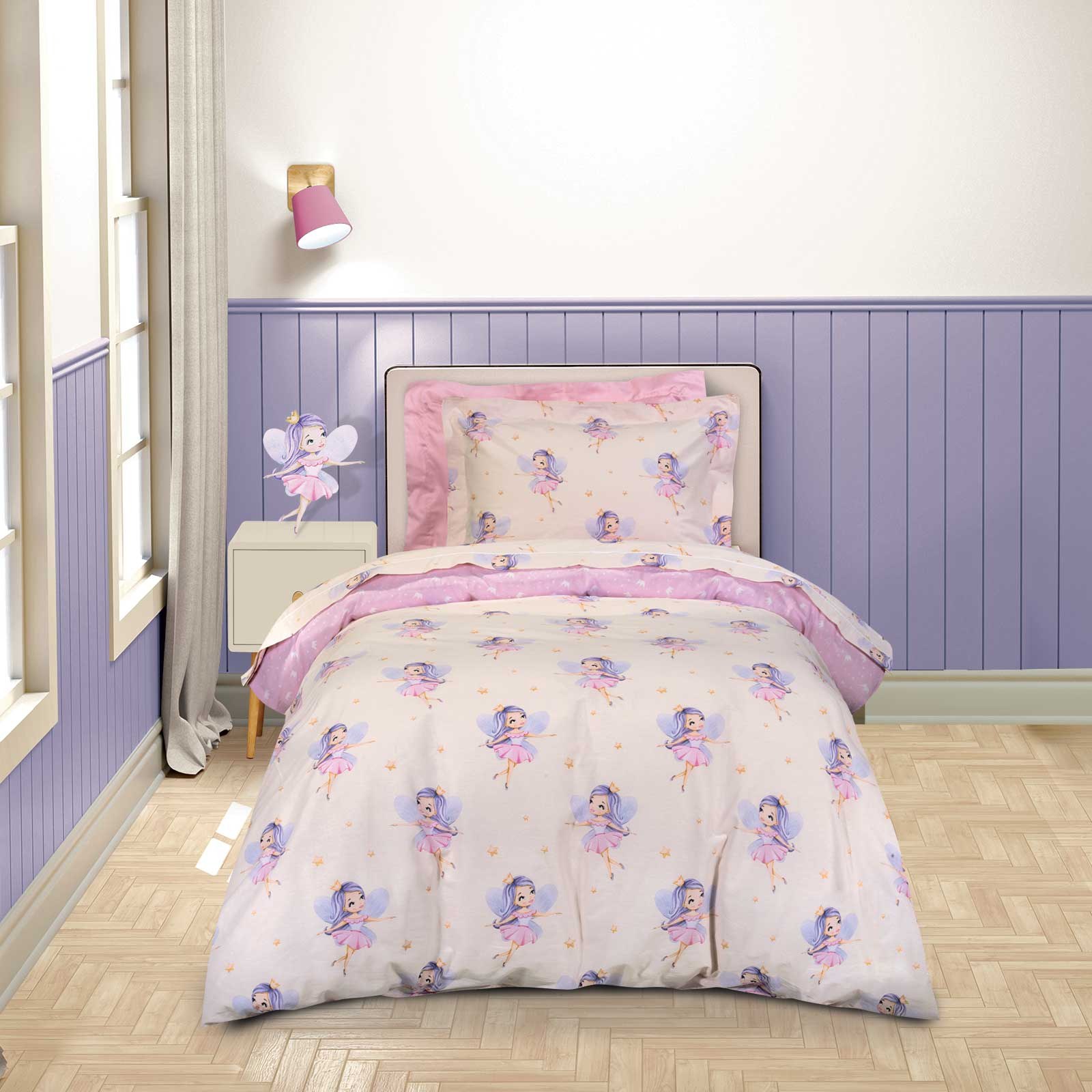 Σετ Σεντόνια Μονά 3 Τεμαχίων Greenwich Polo Club 8868 Pink 170x260