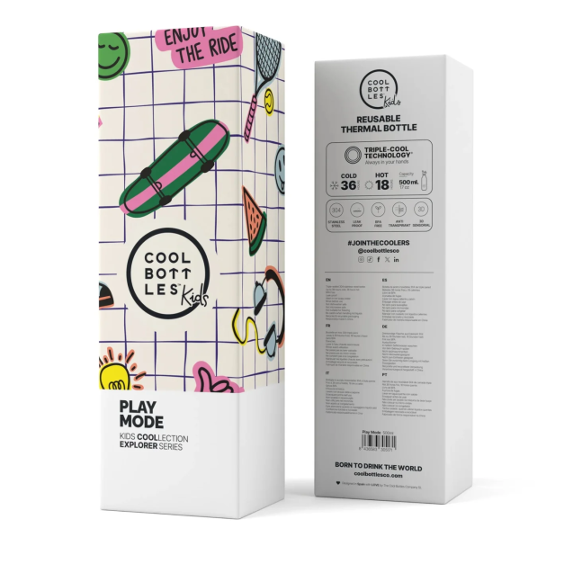 Ανοξείδωτο Μπουκάλι Cool Bottles Play Mode...