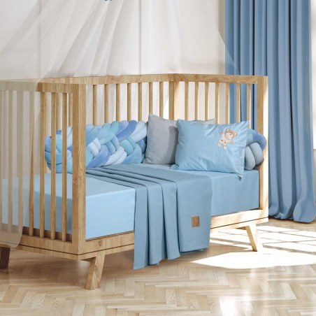 Κουβέρτα Πικέ Αγκαλιάς Greenwich Polo Club 8870 Baby Blue 80x110