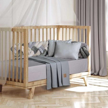 Κουβέρτα Πικέ Αγκαλιάς Greenwich Polo Club 8871 Grey 80x110