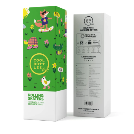 Ανοξείδωτο Μπουκάλι Cool Bottles Rolling Skaters 500ml CB305188