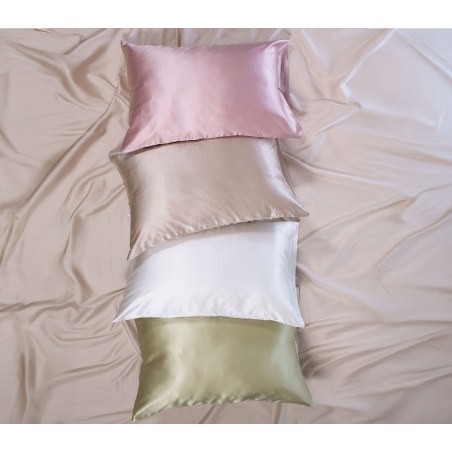 Μεταξωτή Μαξιλαροθήκη Nef-Nef Diamond Pink Lilac 50x70
