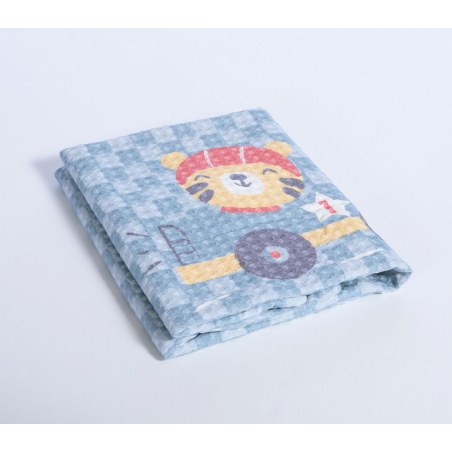 Κουβέρτα Κούνιας Πικέ Nef-Nef Super Boy Blue 110x150