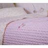 Κουβέρτα Κούνιας Πικέ Nef-Nef Cute & Sweet Lilac 110x150