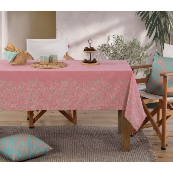 Τραπεζομάντηλο Nef-Nef Floriva Coral 140x240