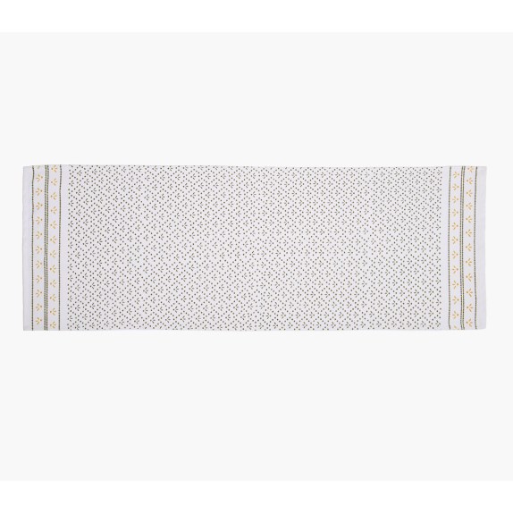 Τραβέρσα Nef-Nef Ishmar Ecru/Black 45x140