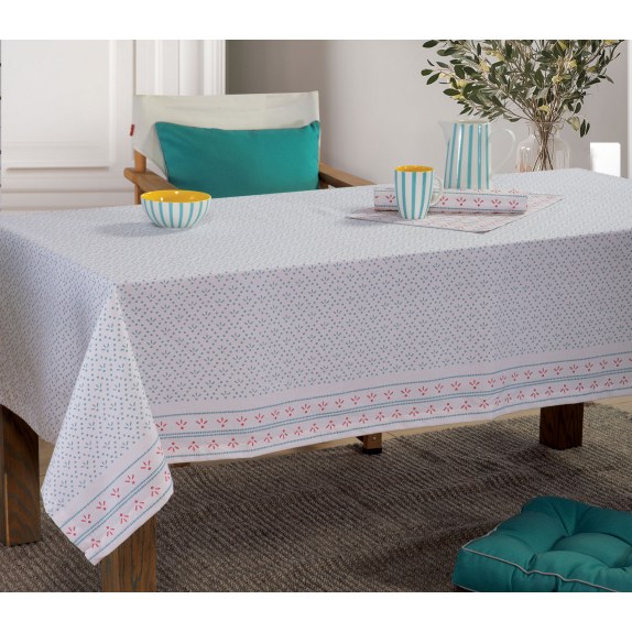 Τραπεζομάντηλο Nef-Nef Ishmar Blue Ecru/Aqua 140x240