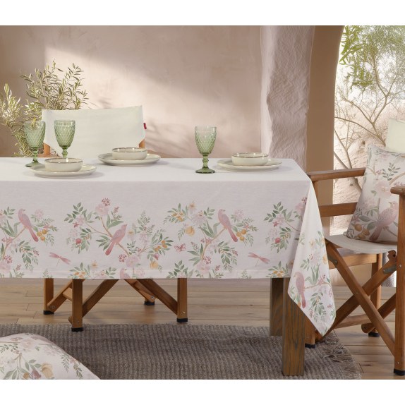 Τραπεζομάντηλο Nef-Nef Dreamel Ecru 140x240