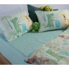 Σετ Παιδικά Σεντόνια Μονά 3 Τεμαχίων Nef-Nef Jungle Music Green 170x260