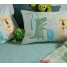 Σετ Παιδικά Σεντόνια Μονά 3 Τεμαχίων Nef-Nef Jungle Music Green 170x260