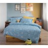 Σετ Παιδικά Σεντόνια Μονά 3 Τεμαχίων Nef-Nef Dog Life Blue 170x260