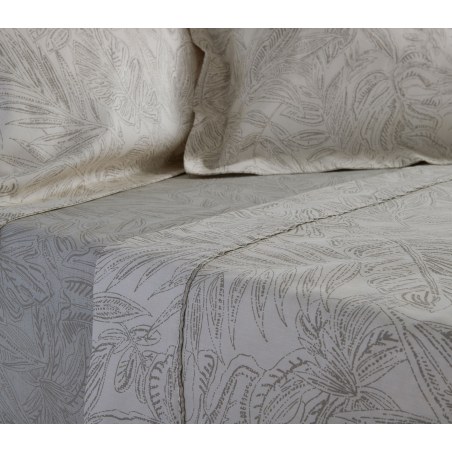 Σετ Σεντόνια King Size 4 Τεμαχίων Nef-Nef Tundra Ecru/Grey 270x280