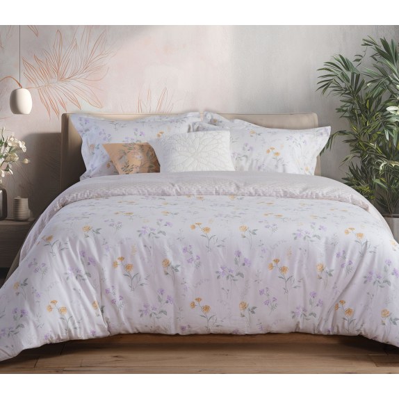 Σετ Σεντόνια King Size 4 Τεμαχίων Nef-Nef Rozaria Ecru...