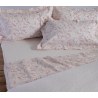 Σετ Σεντόνια Υπέρδιπλα 4 Τεμαχίων Nef-Nef Mirelle Ecru/Pink 240x270