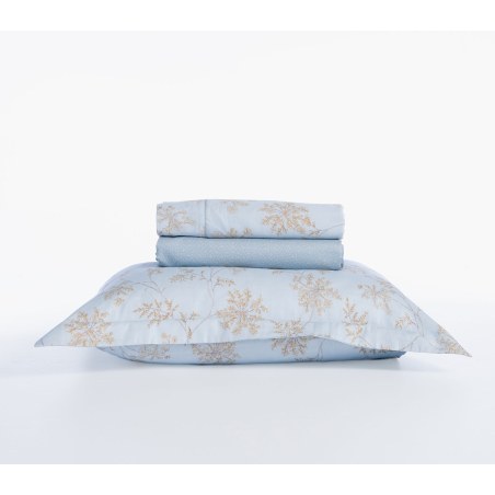 Σετ Σεντόνια King Size 4 Τεμαχίων Nef-Nef Foxy Silver Blue 270x280