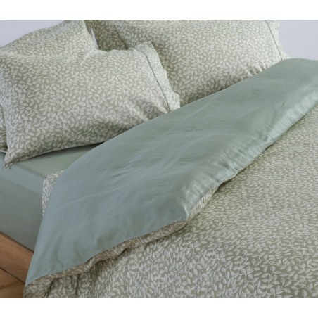 Σετ Παπλωματοθήκη Υπέρδιπλη 3 Τεμαχίων Nef-Nef Calming Sage Green 240x230
