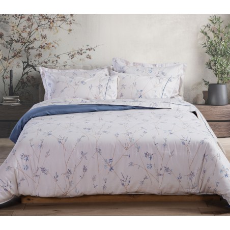 Σετ Σεντόνια Υπέρδιπλα 4 Τεμαχίων Nef-Nef Desirous Off White/Blue 240x270