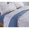 Σετ Σεντόνια King Size 4 Τεμαχίων Nef-Nef Desirous Off White/Blue 270x280
