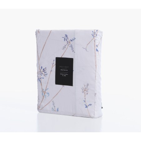 Σετ Σεντόνια King Size 4 Τεμαχίων Nef-Nef Desirous Off White/Blue 270x280