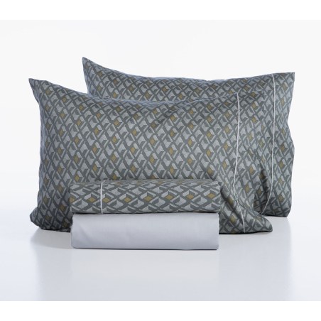 Σετ Σεντόνια Υπέρδιπλα 4 Τεμαχίων Nef-Nef Dominat Silver Grey 240x270