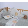 Σετ Σεντόνια Κούνιας 3 Τεμαχίων Nef-Nef Savana Green 120x170