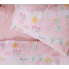 Σετ Σεντόνια Κούνιας 3 Τεμαχίων Nef-Nef Spring Happiness Pink 120x170
