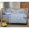 Σετ Σεντόνια Κούνιας 3 Τεμαχίων Nef-Nef Super Boy Blue 120x170