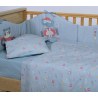 Σετ Σεντόνια Κούνιας 3 Τεμαχίων Nef-Nef Super Boy Blue 120x170