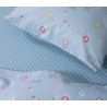 Σετ Σεντόνια Κούνιας 3 Τεμαχίων Nef-Nef Super Boy Blue 120x170