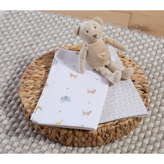 Σετ Σεντόνια Λίκνου 2 Τεμαχίων Nef-Nef Jungle In Motion...