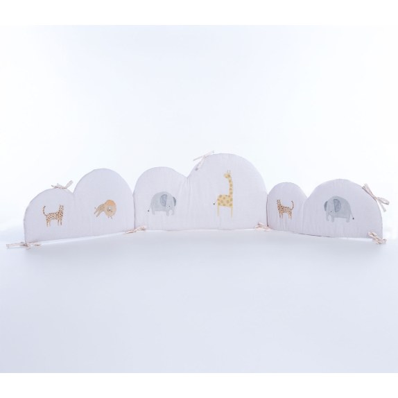 Πάντα Κούνιας Nef-Nef Jungle In Motion Ecru 60+67+60x40