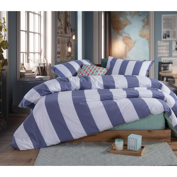 Σετ Σεντόνια Υπέρδιπλα 4 Τεμαχίων Nef-Nef Casual Vertia Denim 240x270