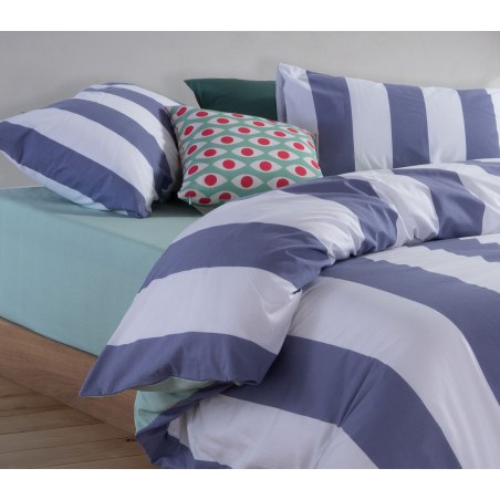 Σετ Σεντόνια Υπέρδιπλα 4 Τεμαχίων Με Λάστιχο Nef-Nef Casual Vertia Mauve 160x200+35