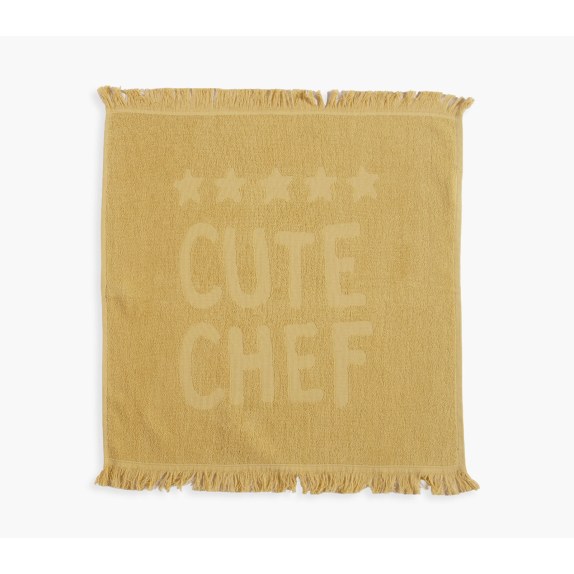 Ποτηρόπανο Nef-Nef Cute Chef Yellow 50x50