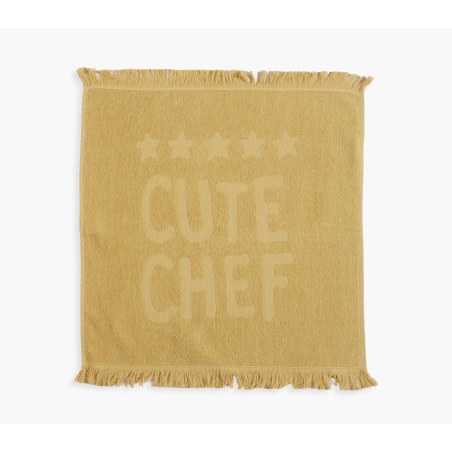 Ποτηρόπανο Nef-Nef Cute Chef Yellow 50x50